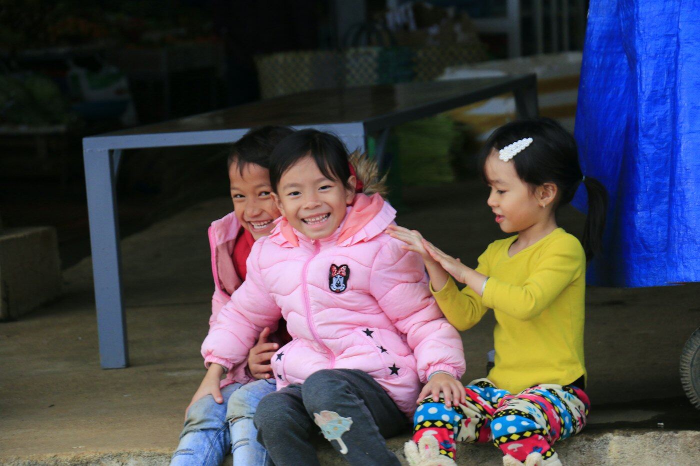 Các em đang học bài